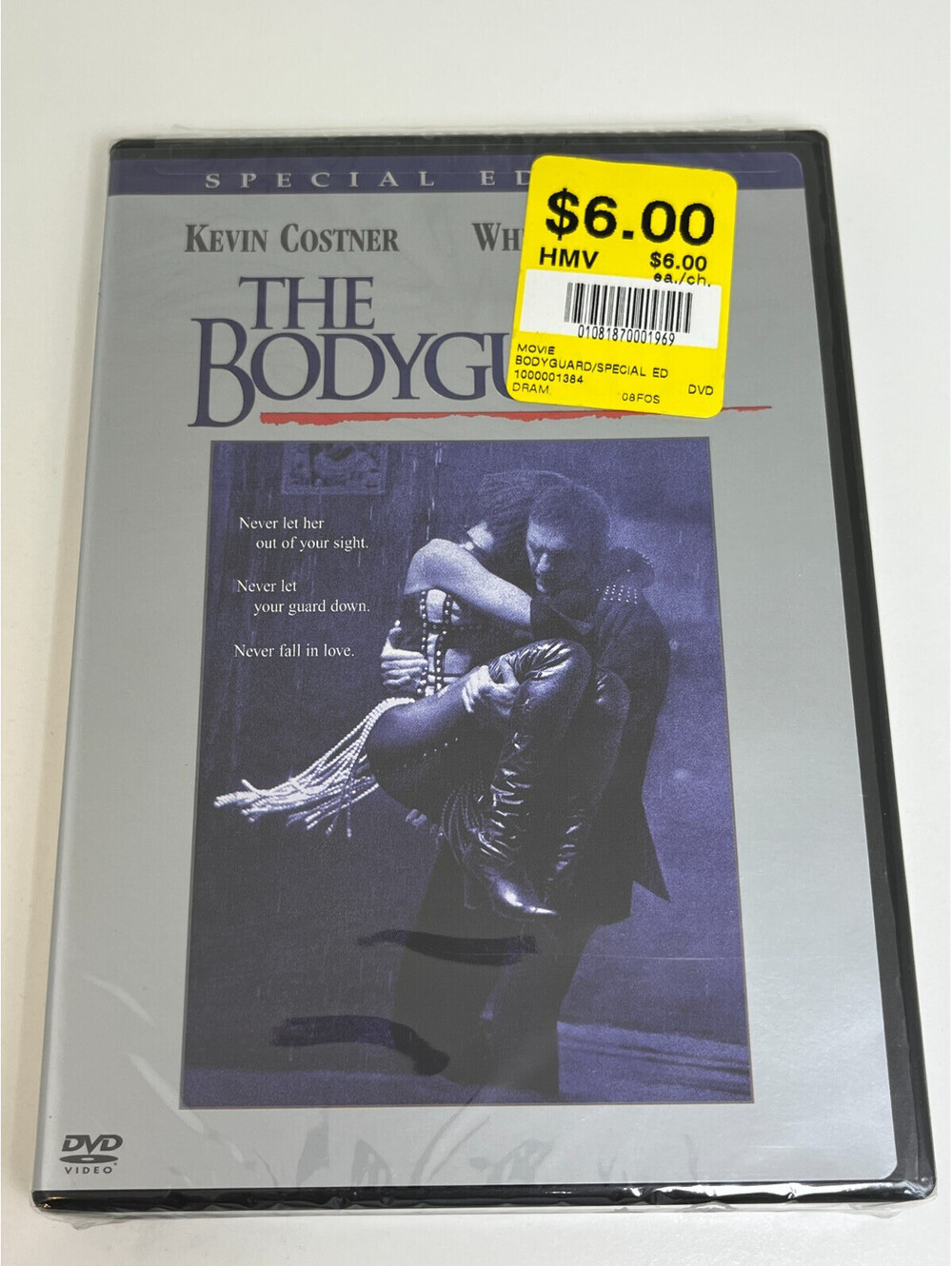 The Bodyguard Special Edition DVD Sealed Costner Whitney Houston Warner